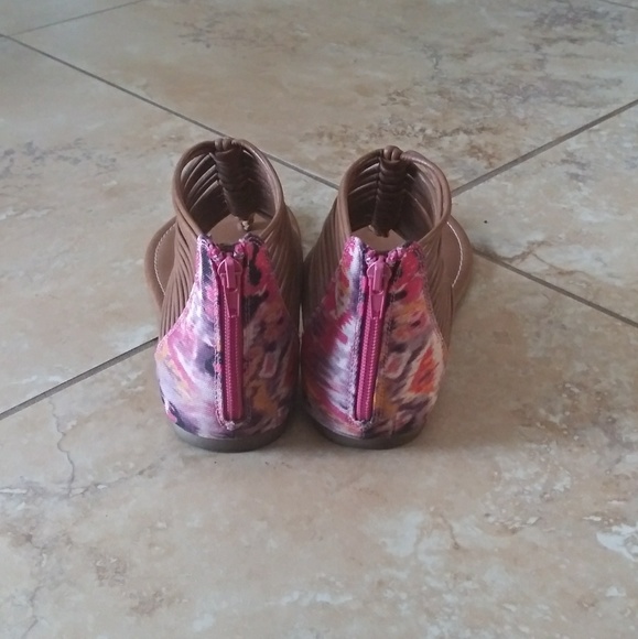 Brash Brown and Pink Sandals Size 7.5 - Picture 4 of 7
